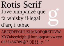 Agfa Rotis Sans Serif Font